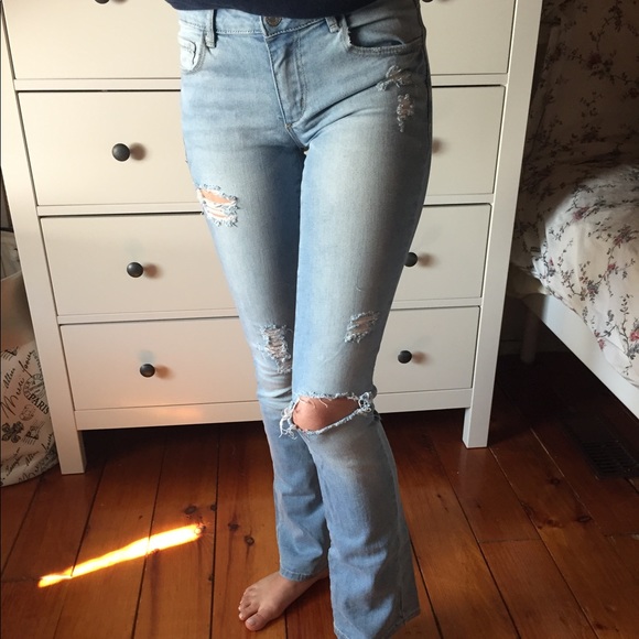 JEANS 3 FOR $50 Garage distressed boot-cut jeans - Picture 2 of 4